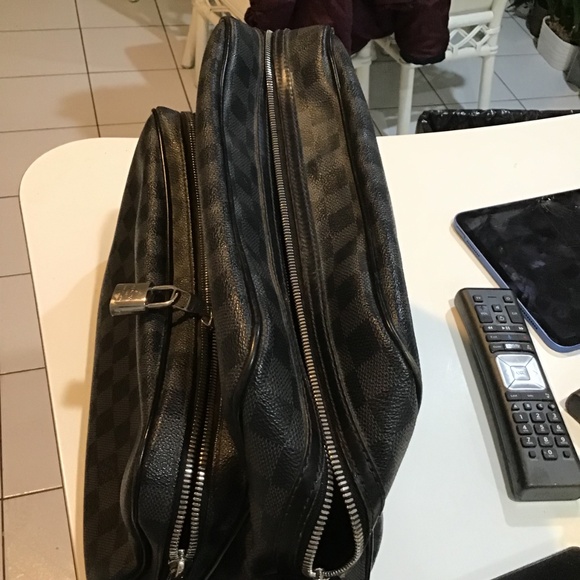 Louis Vuittion Damier Ebene  Handbag / Bag / Messenger Bag Black and gray  Check - Picture 8 of 15